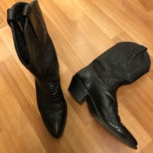 Cowboy Leather Boots. Size 7.